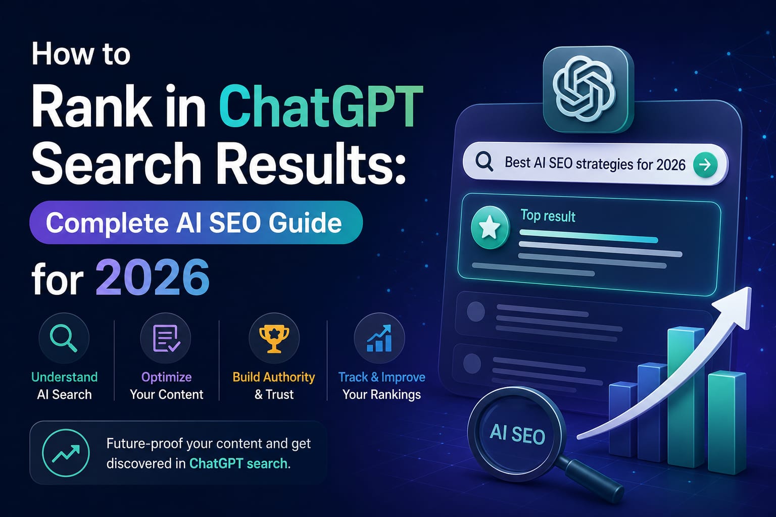 How to Rank in ChatGPT Search Results: Complete AI SEO Guide for 2026